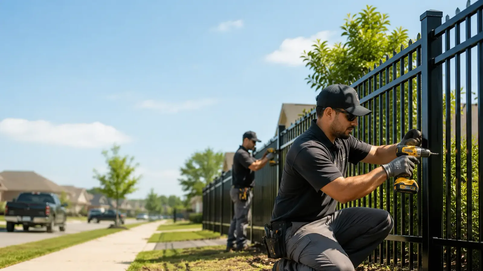 Metal Fence Installation in Savannah, GA